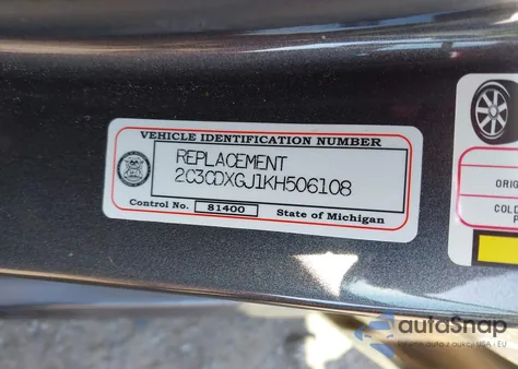 2019 Dodge Charger Scat Pack Rwd z USA, uszkodzony, nr VIN 2C3CDXGJ1KH506108